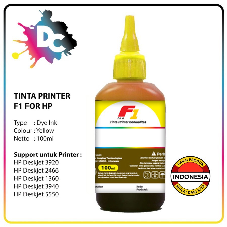 Tinta Refill F1 Ink HP 100ml