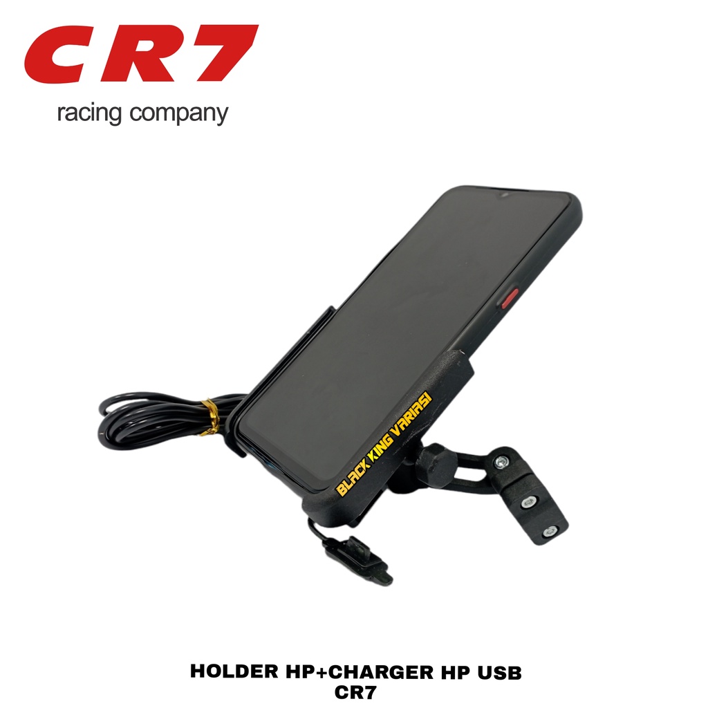 Holder Hp/Dudukan Hp Untuk Stang Dan Spion Motor Universal Merek Cr7