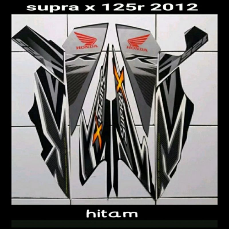 striping list body motor Supra x 125r 2012