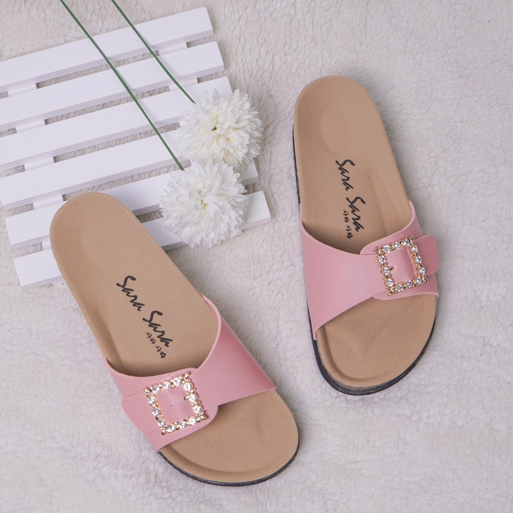 Sara Sara TIMMY Sandal Selop Wanita sandal gesper cewek terbaru