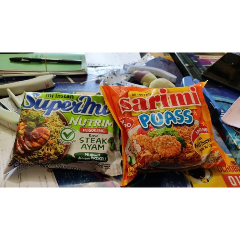 

[5Pcs] Supermie Nutrisi Brokoli/Sarimi PUAS||Mi Instan