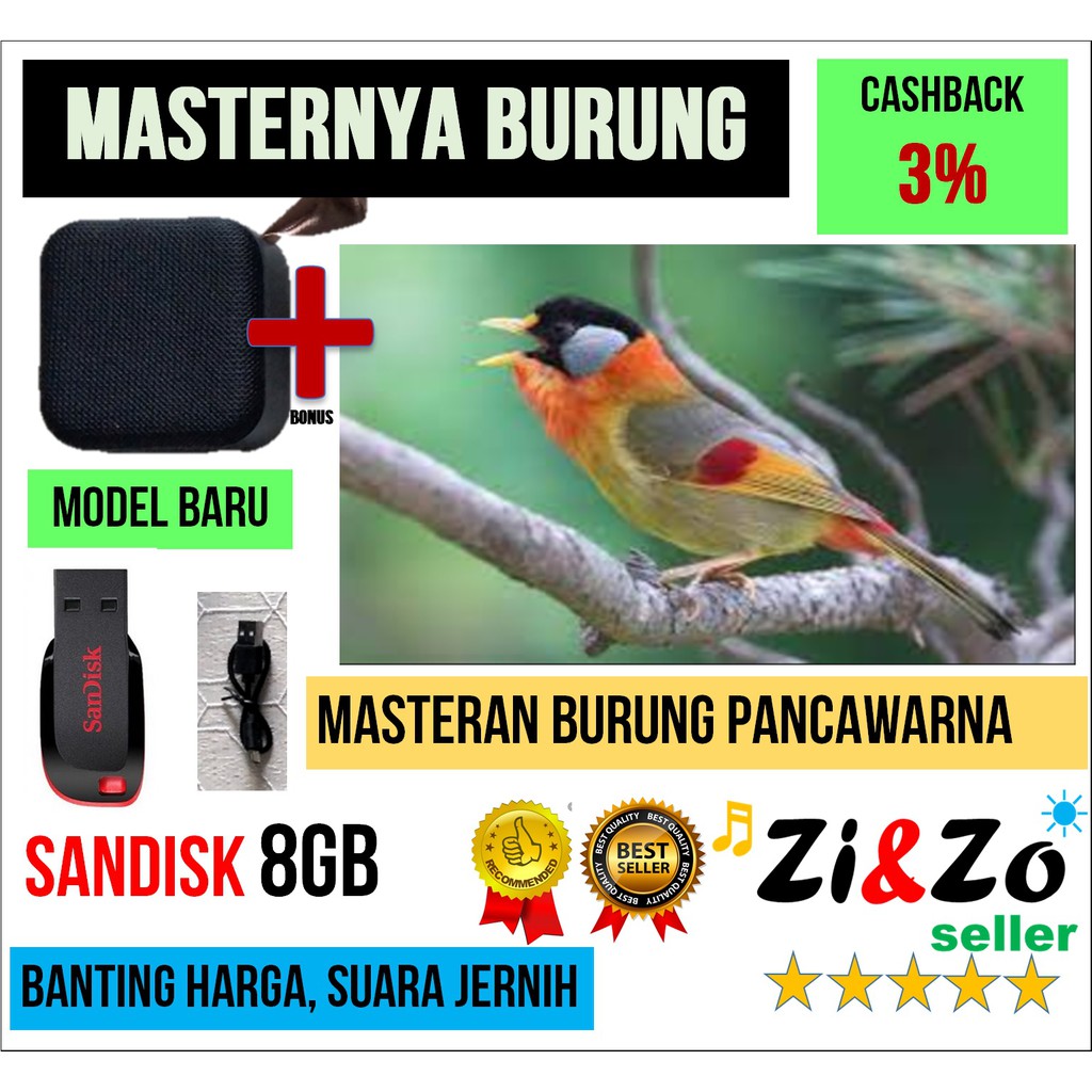 Masteran Burung Pancawarna Terbaru