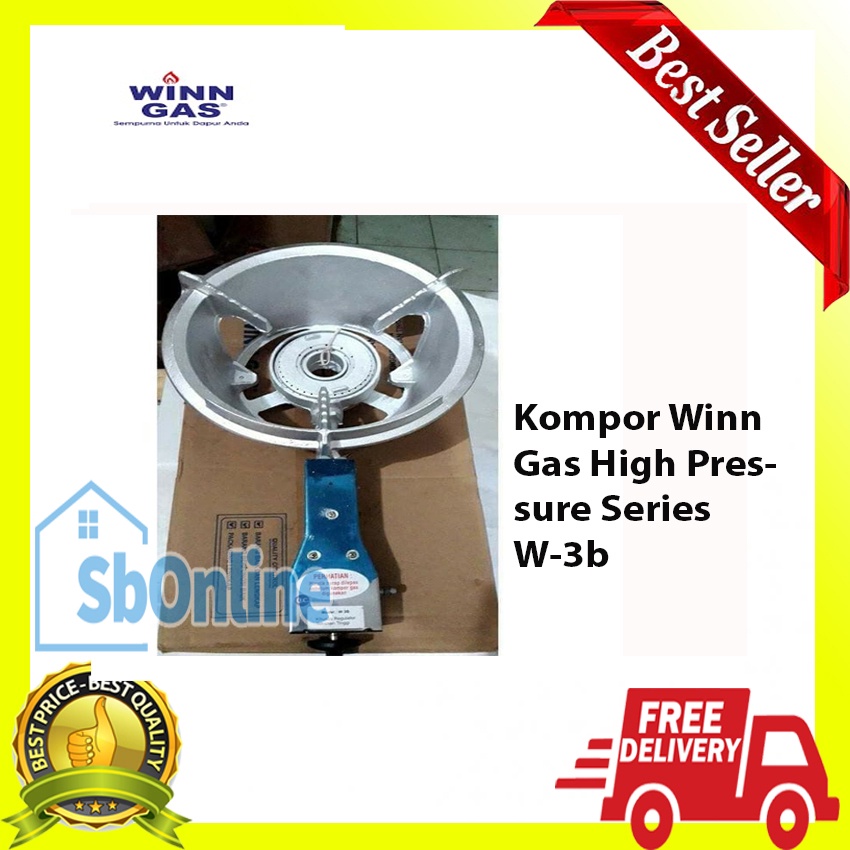 Kompor Winn Gas High Pressure Series W-3B