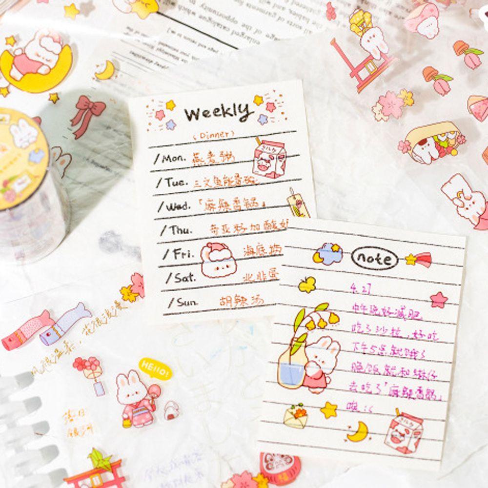 Mxbeauty Tape Perekat Office Supply Buku Pegangan Tahan Air Label Hias Tape Tape Stiker DIY Bahan Pita Hias