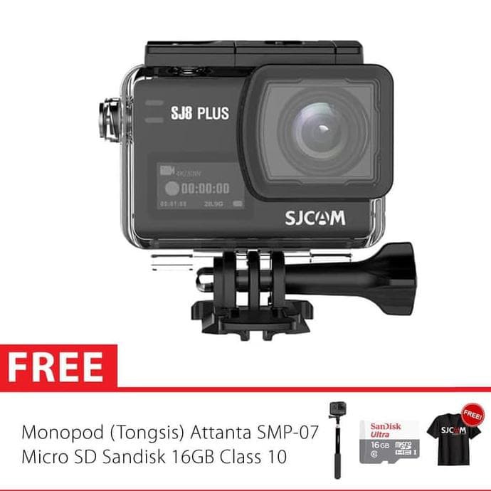 SJCAM SJ8 PLUS 4K Touchscreen Action Kamera Basic 16GB