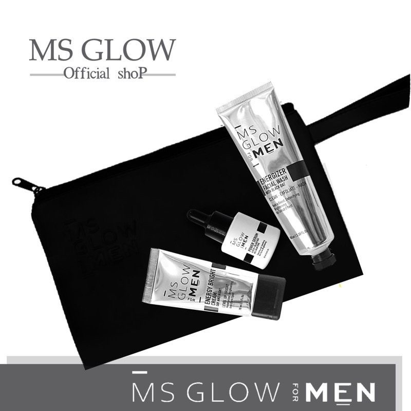 MS glow for men-PAKET MEN BASIC