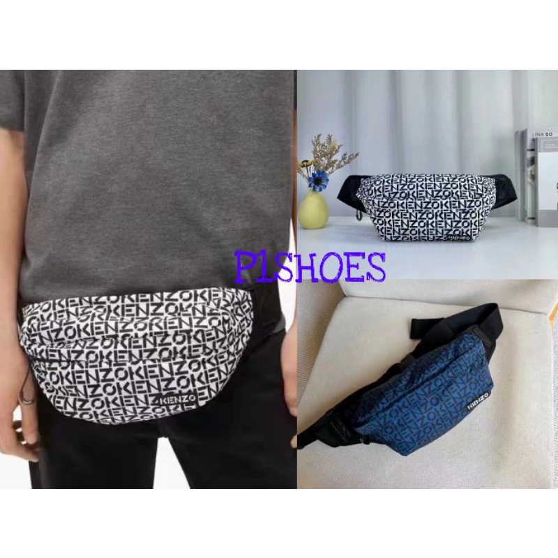 tas KNZ0 monogram belt bag repeat bumbag kenjo nylon branded top P1SHOES new model