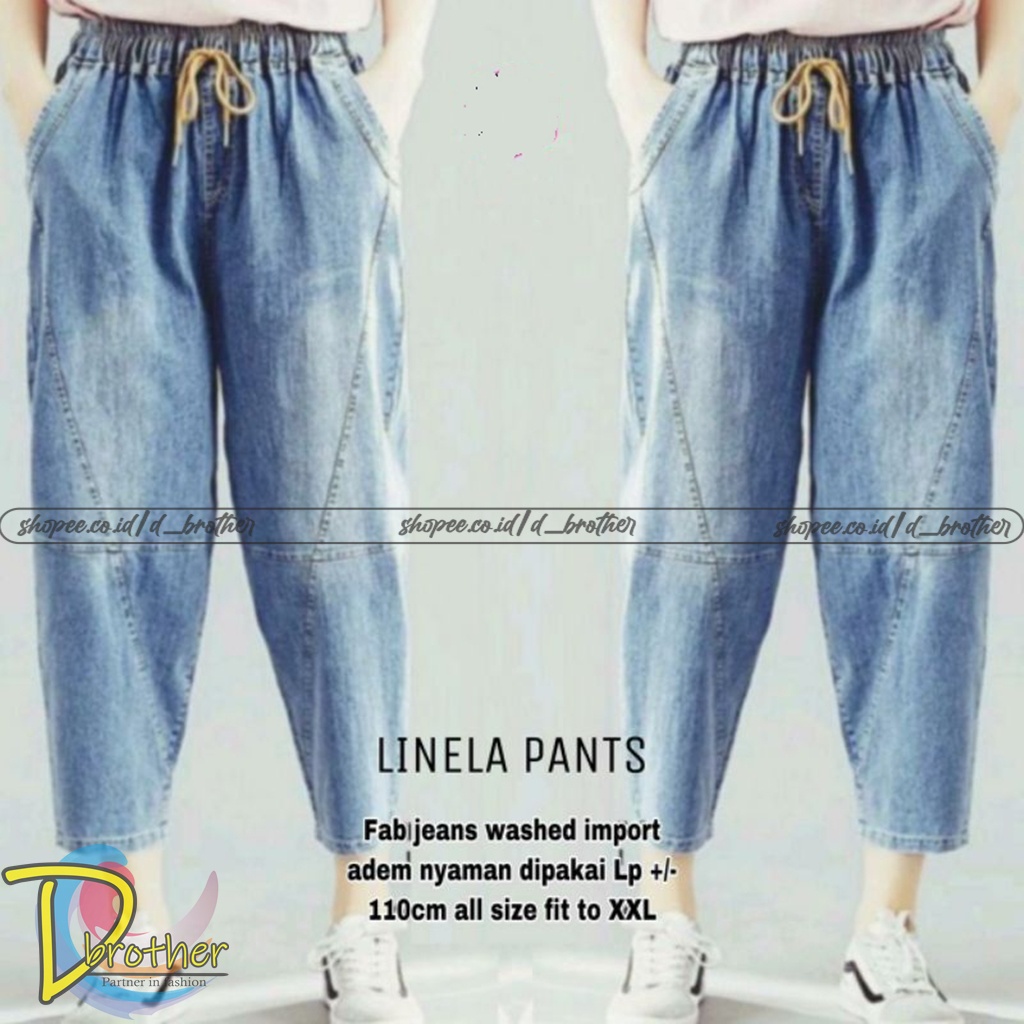 HITO PANTS BOYFRIEND JEANS ORI BY QAISARA