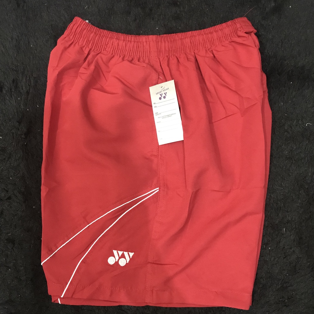 CELANA PENDEK BADMINTON  RUNNING GYM YONEX UNISEX BAHAN SPORTY