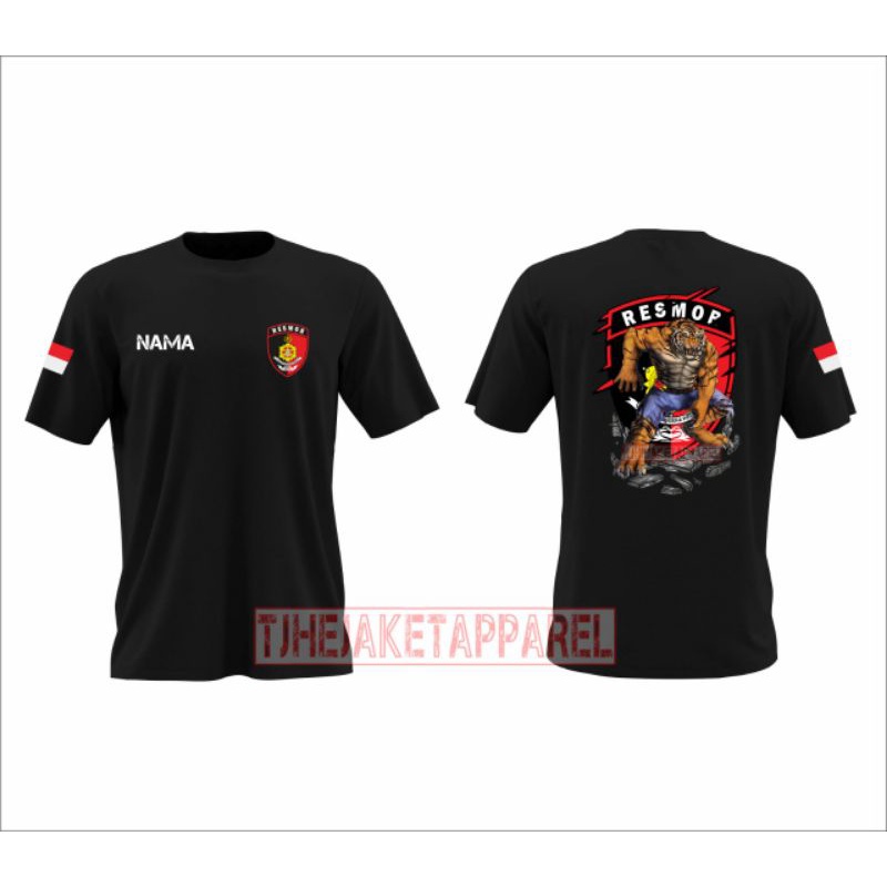 Kaos Resmob / Baju Resmob Lengan Pendek / T-Shrit Resmob / Reskrim / Polisi / Polri