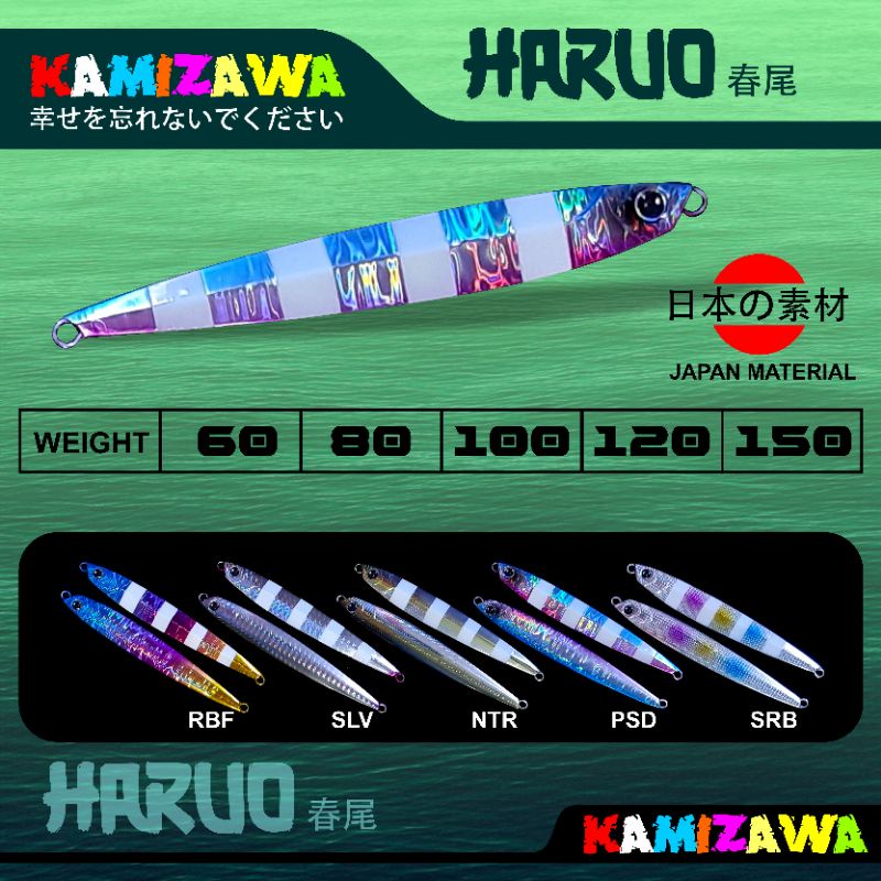 UMPAN PANCING METAL JIG KAMIZAWA HARUO 60 GRAM...KILLER