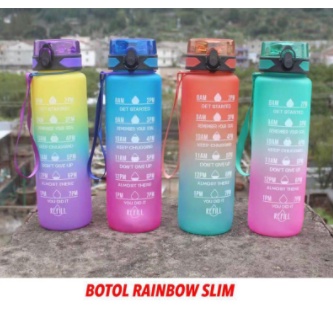 [ABJ] Botol Motivasi 1L Botol Minum ViraL