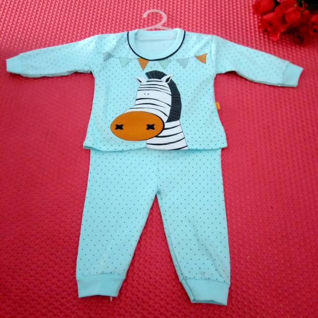 Piyama bayi anak enrica motuf zebra