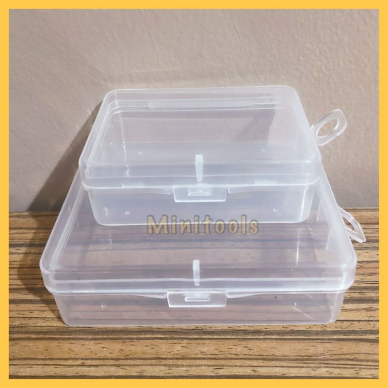 Kotak Plastik Kecil Mini Serbaguna / Kotak Penyimpanan Perhiasan / 002 / MB 69 / MB 57