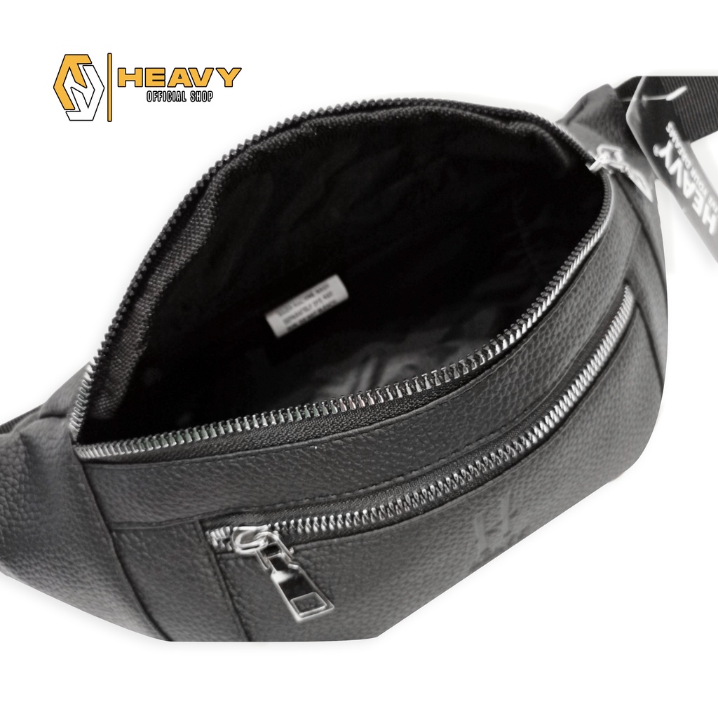 Waistbag Kulit Heavy Pria/Wanita - Tas Pinggang Original Heavy PU. Leather