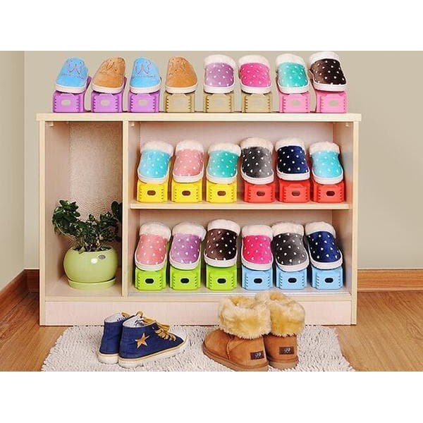 Rak Penyimpanan Sepatu / Shoes Organizer Adjustable / Rak Sandal Susun