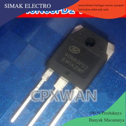 40N60FD2 SGT40N60FD2PN 40N60 Mesin Las IGBT 40A 600V SiLan To-3p