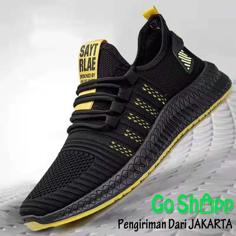 Sepatu Sneakers Pria Import - Sepatu Pria Casual Sneaker Running Sport Premium Import [SP01]