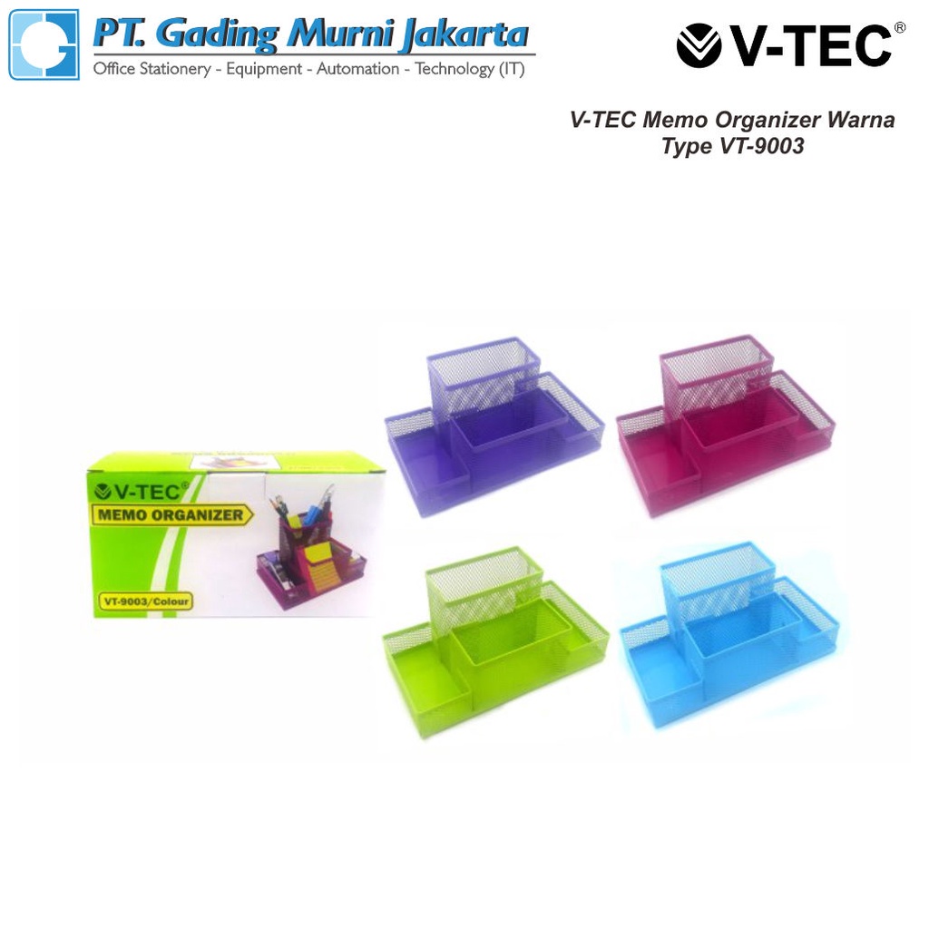 

V-TEC Memo Organizer Warna Type VT-9003
