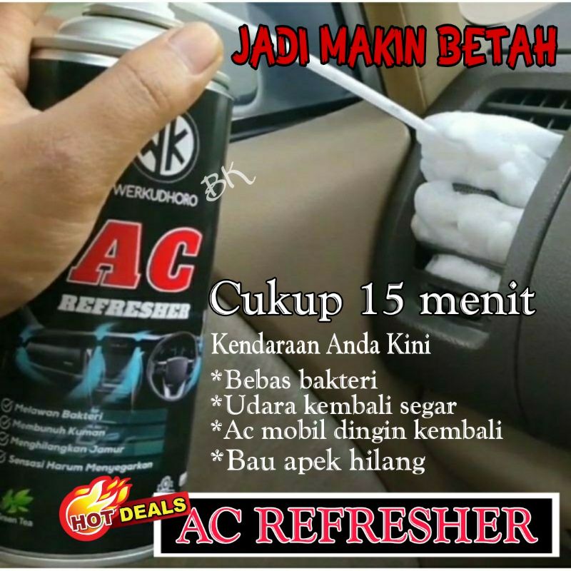 Ac Refresher Mobil / Ac Cleaner Mobil / Penyegar Udara Mobil / Pembersih AC mobil / Penghilang Bau Apek Mobil