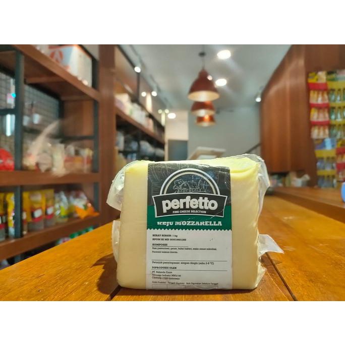 

BISA COD Keju Mozarella PERFETTO Mozarella Cheese 1kg