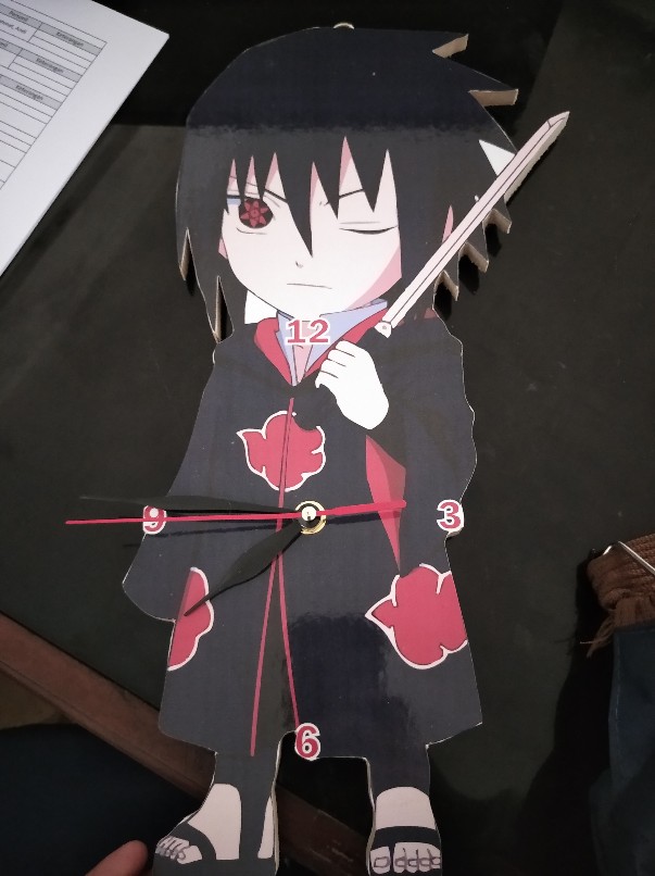 Jam Dinding Naruto Sasuke