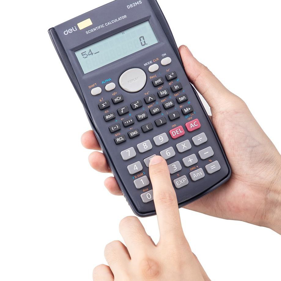 

LDH Deli ED82MS Scientific Calculator Kalkulator Scientific 240 Function untuk sekolah dan kantor U8