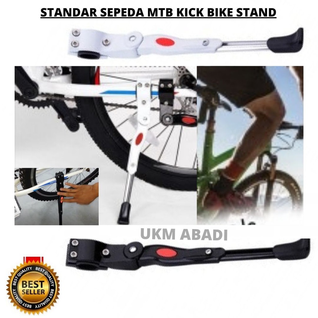 Standar Samping Sepeda MTB Road Bike Kick Stand Adjustable 34-40cm Z50 111163