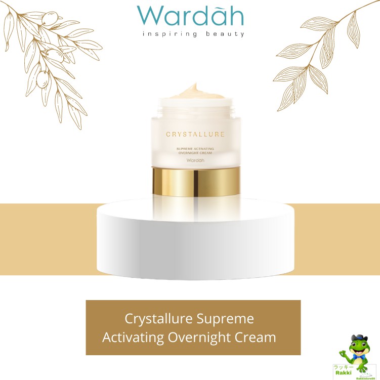 ❣️Rakkistore99❣️Wardah Crystallure Supreme Activating Overnight Cream 50g (100% Original)