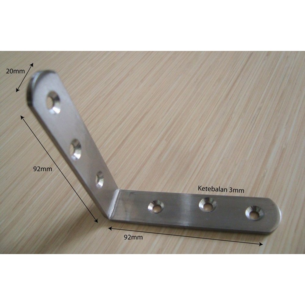 Jual Siku Lipat Tekuk Folding Shelf Brackets Tembok Ambalan Besi 25