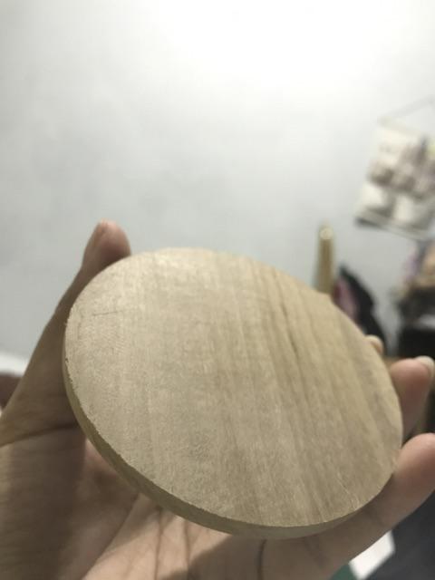 Tatakan Gelas Kayu 73mm / Bukan Cork Coster / Coaster /alas Gelas Kayu