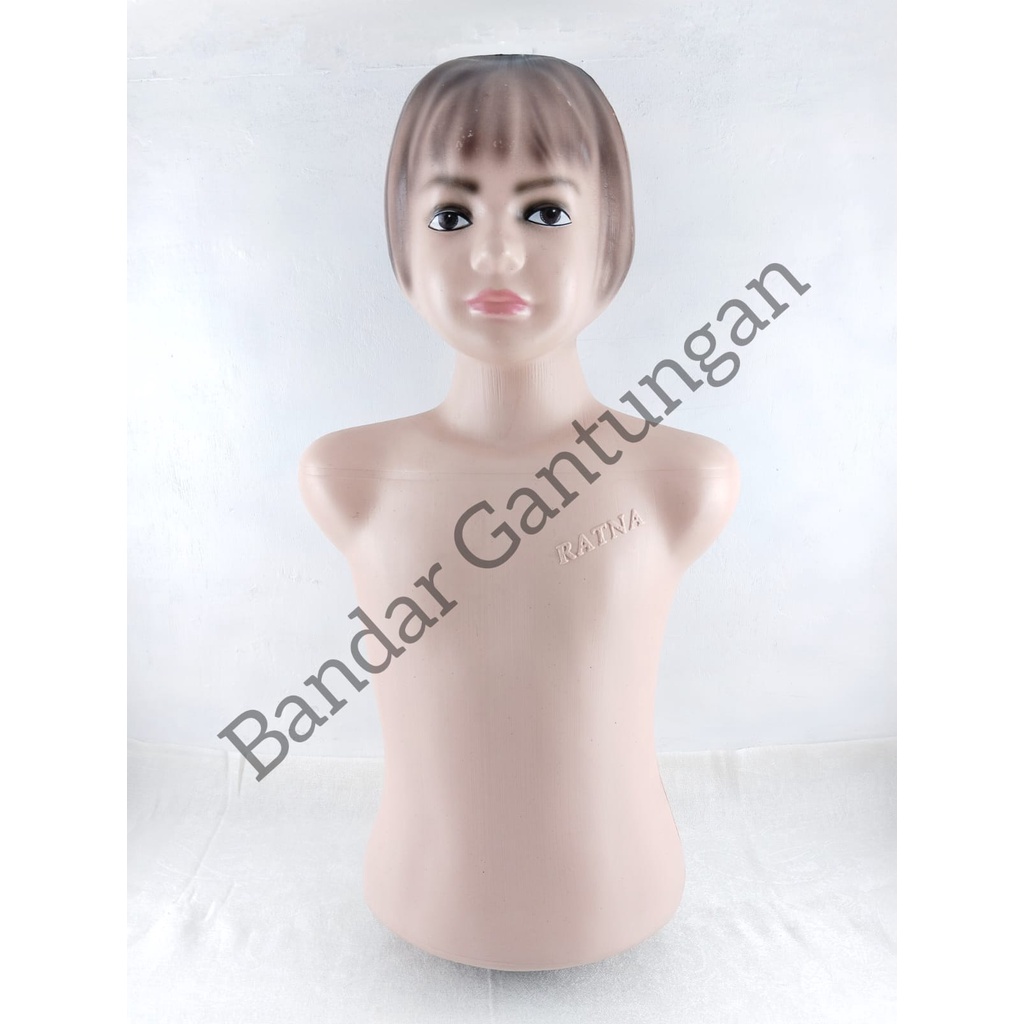 Patung Manekin ADA RAMBUT  Torso Anak/Patung Setengah Badan/Display Pakaian/Patung Anak