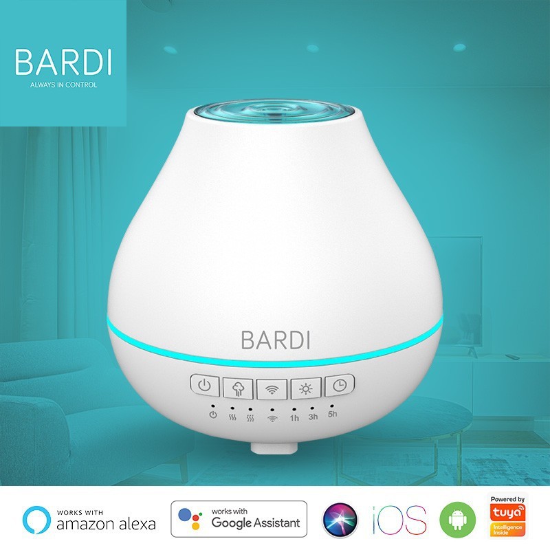 BARDI Smart Aroma Diffuser Aromatherapy Pengharum Udara Air humidifier dengan lampu tidur rgbww