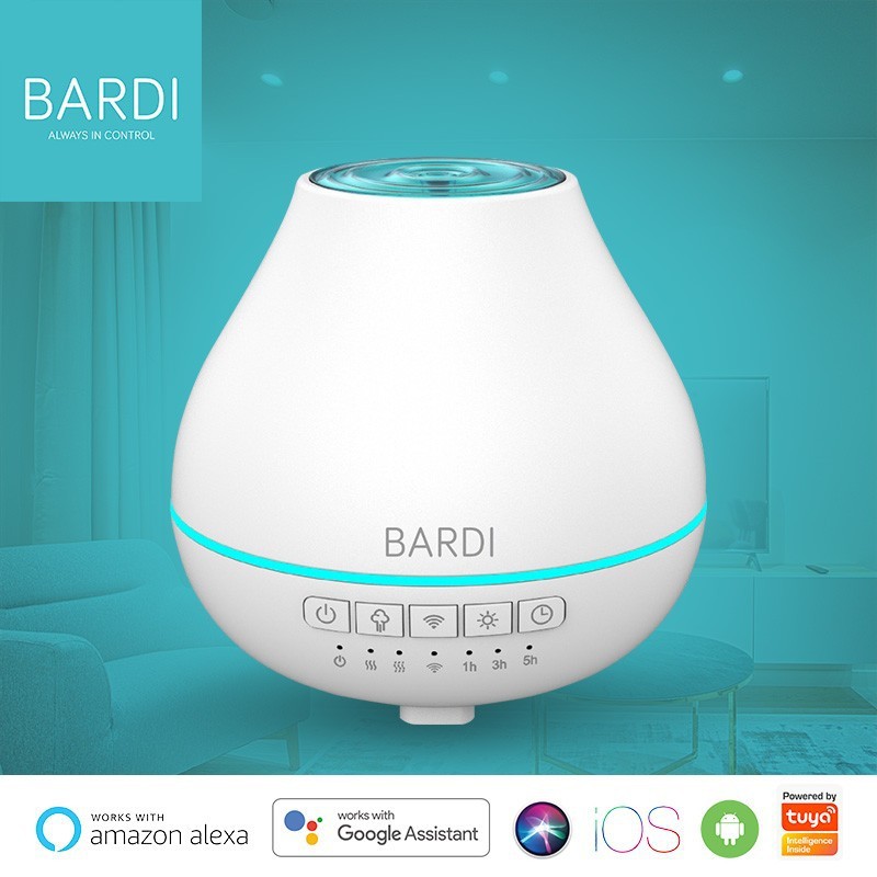 BARDI Smart Aroma Diffuser Aromatherapy Pengharum Udara Air humidifier dengan lampu tidur rgbww