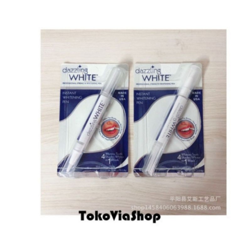 Dazzling White pemutih teeth pen instant / pen pemutih gigi instant