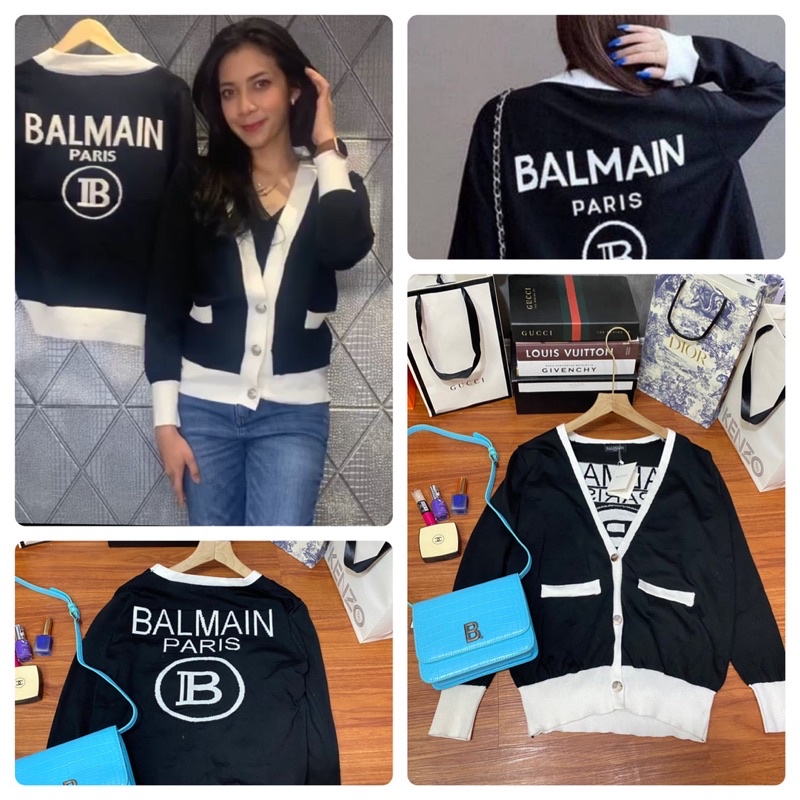 CARDIGAN RAJUT BALMAIN Premium