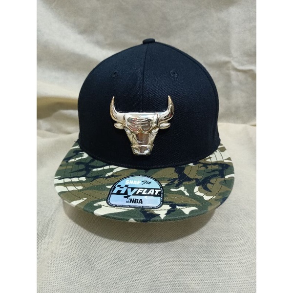 Topi Chicago Bulls Camo Logo Besi