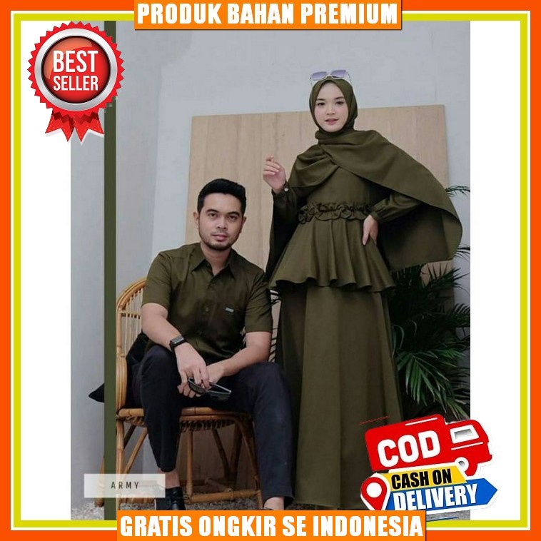 Termurah  Baju Couple Pasangan Kekinian Brukat Kondangan Kode Diana 1 Kebaya Full Brukat Best Seller