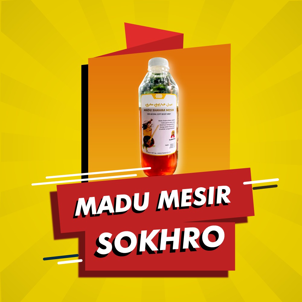 

Madu Mesir Sokhro Gurun Pasir Import 100% Murni