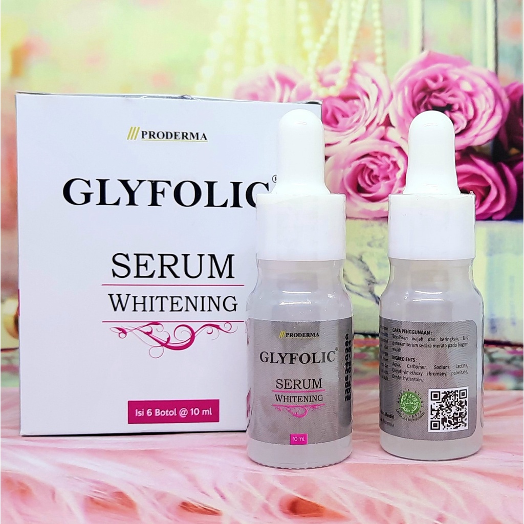 Glyfolic Serum 10ml Serum Whitening AMAN BPOM Terjangkau