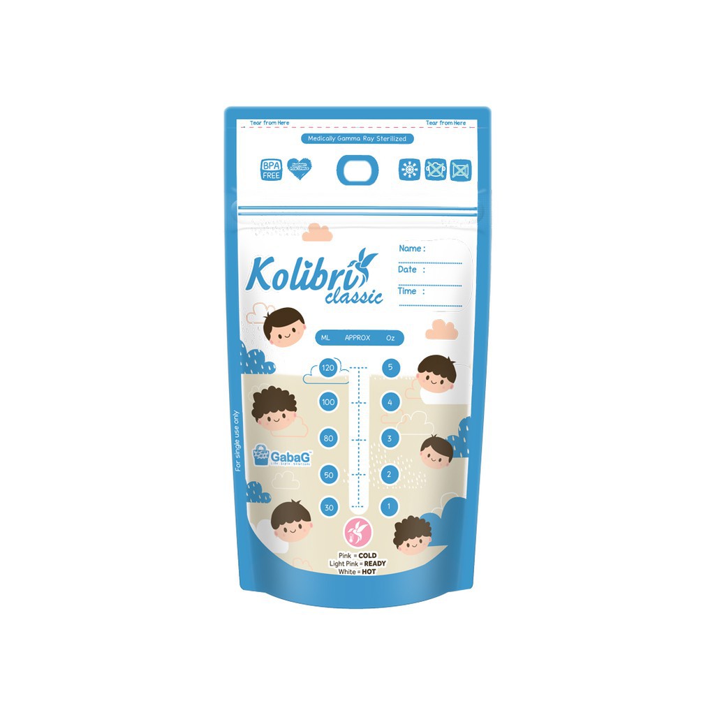 GabaG Kolibri Classic Breast Milk Storage Bag Kantong ASI