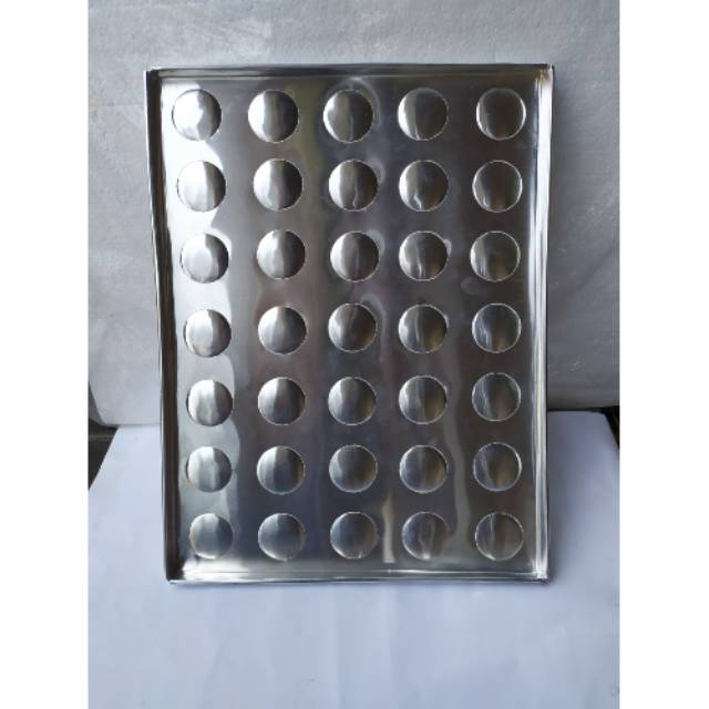 

Cetakan lidah kucing motif Bulat 30x40