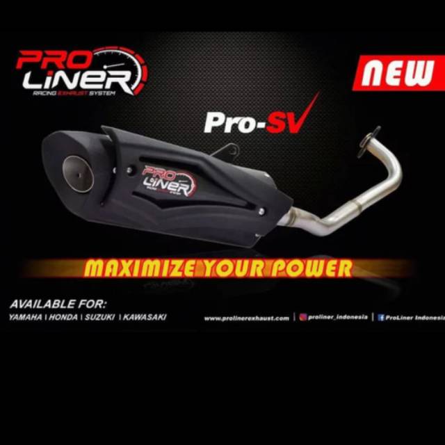 knalpot proliner vario 125 dan 150 original proliner sv