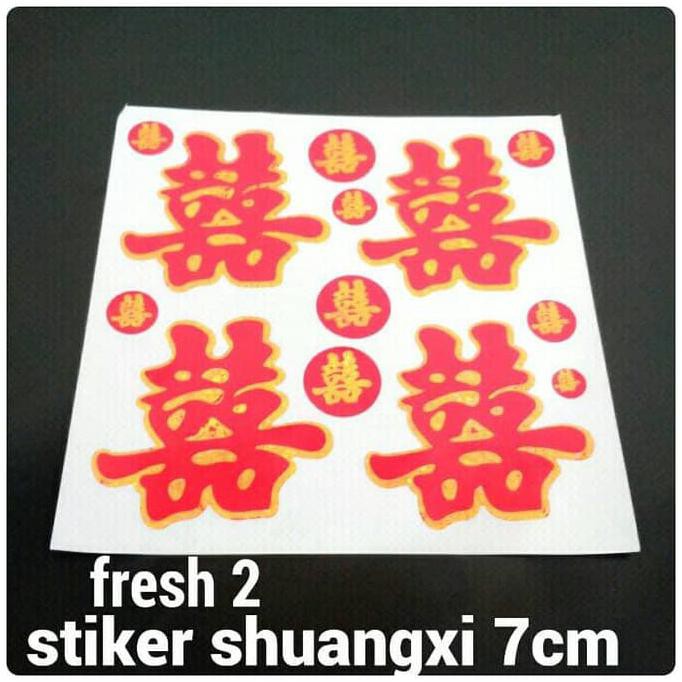 

Buruan Serbu Tempelan Shuangxi.Tempelan Sangjit.Stiker Shuangxi