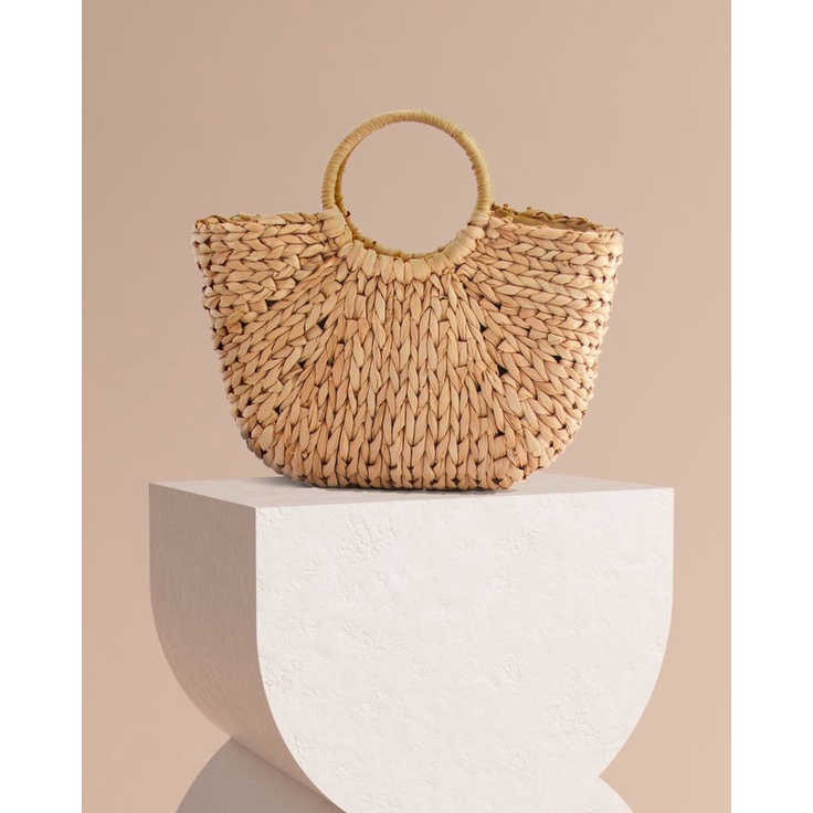 Tas Wanita Multifungsi Anyaman Enceng Gondok | Keranjang Parcel Enceng Gondok| Keranjang Hampers Enc