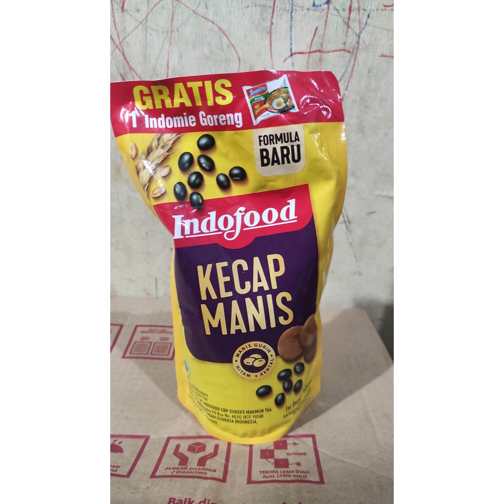 

Kecap manis indofood .