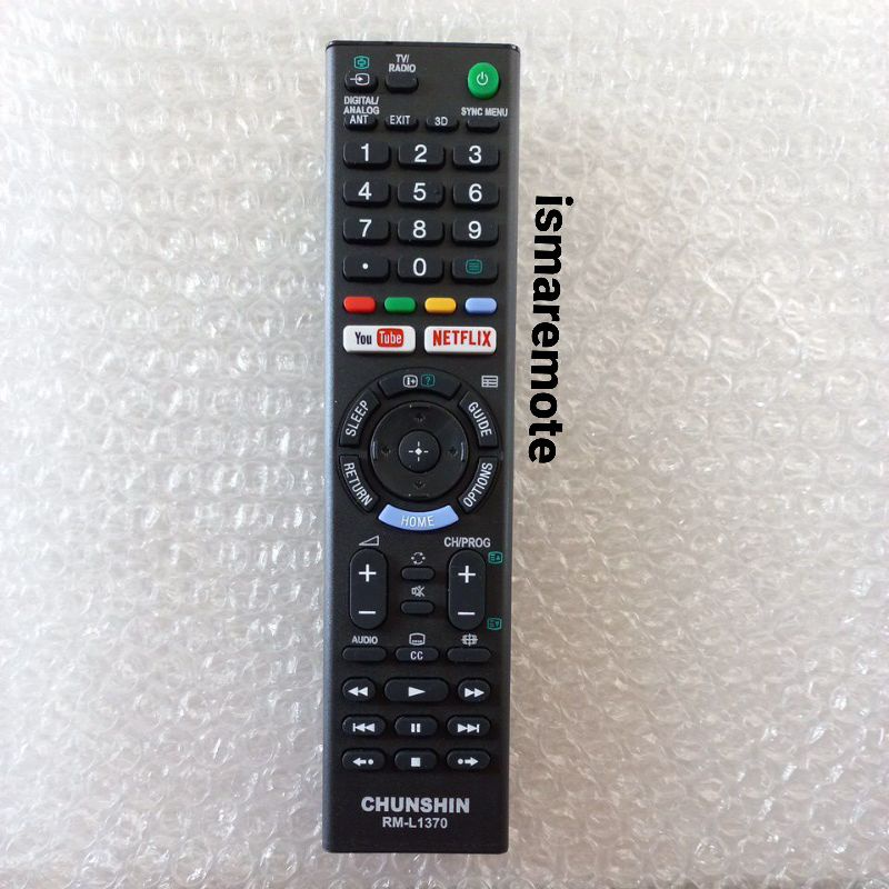 REMOTE REMOT TV SONY BRAVIA LED LCD 3D SMART TV NETFLIX YOUTUBE