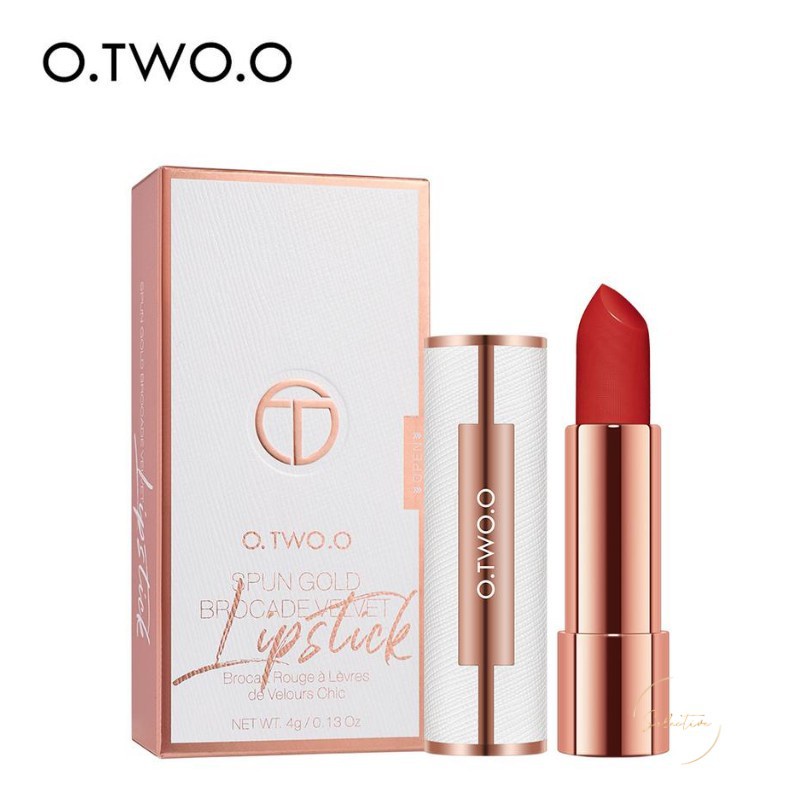 O TWO O Spun Gold Brocade Velvet Lipstick