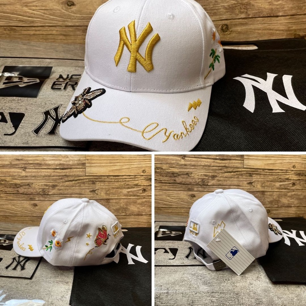 Topi MLB NY Yankees Cap FREE DUSTBAG / Topi Snapback Baseball Adjustable Topi Pria Wanita