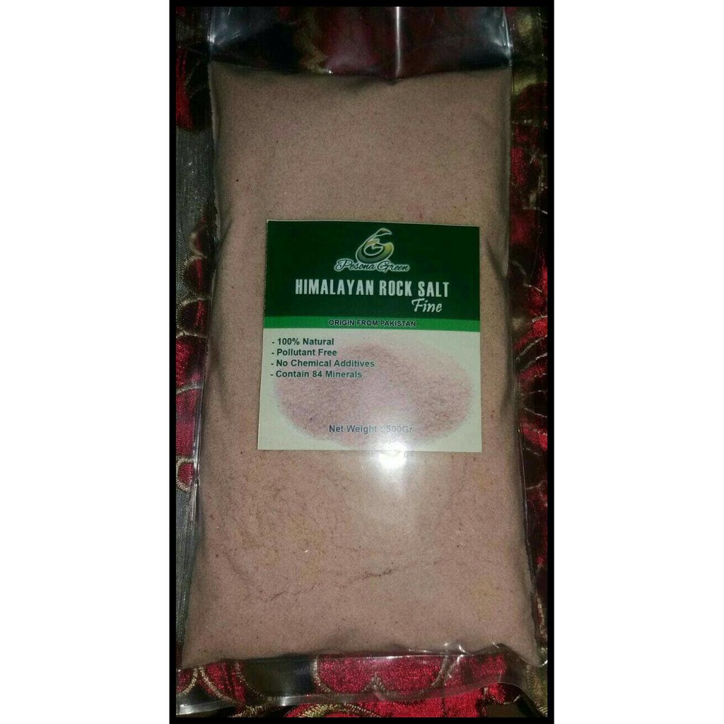 

BOOM SALE GARAM HIMALAYA/GARAM BUKIT (HIMALAYAN PINK SALT) FOR COOKING 500GR